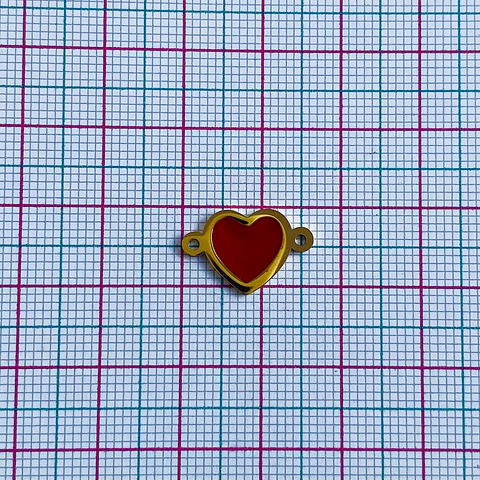 DIJE ✦ CORAZÓN ACERO 