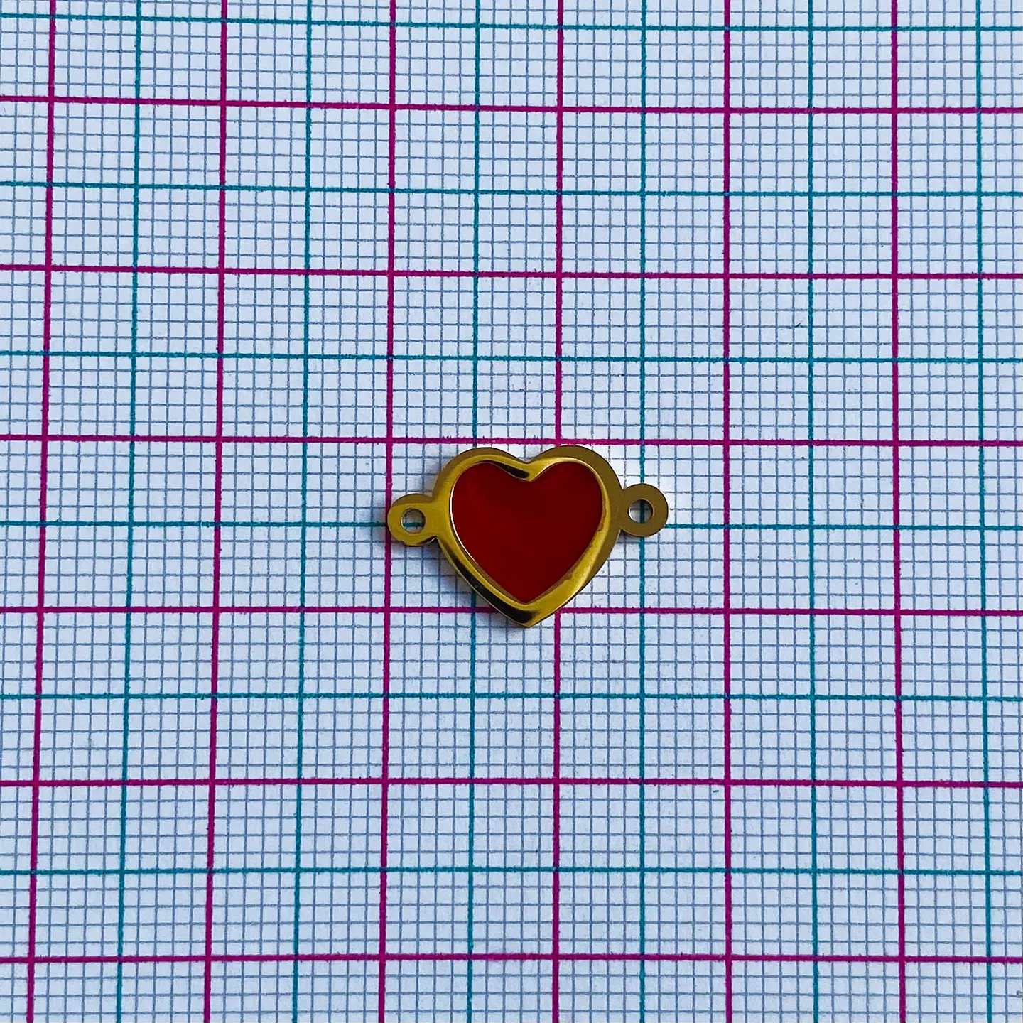 DIJE ✦ CORAZÓN ACERO  2
