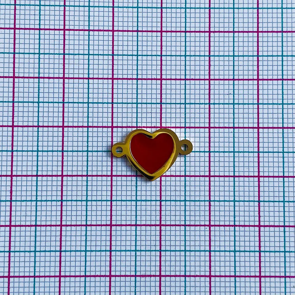 DIJE ✦ CORAZÓN ACERO  2