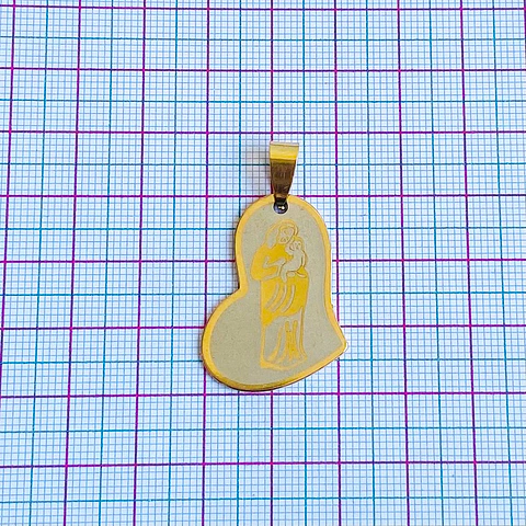 DIJE VIRGEN MARIA ACERO