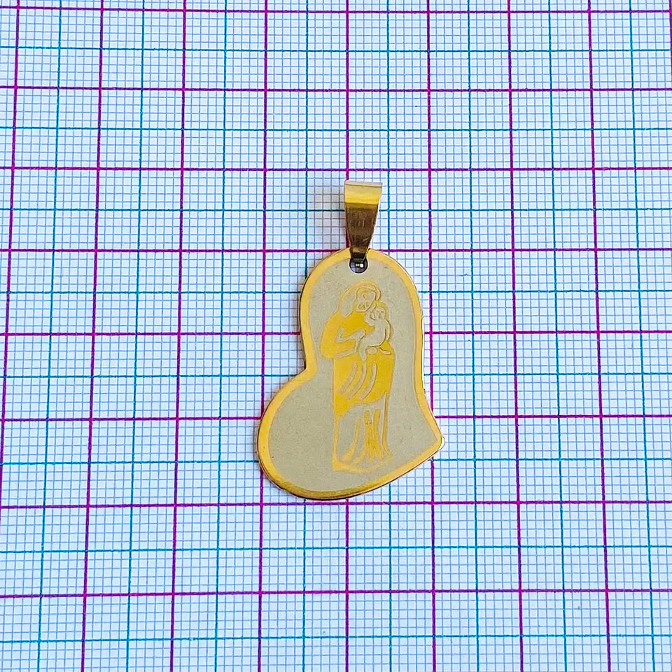 DIJE VIRGEN MARIA ACERO 2