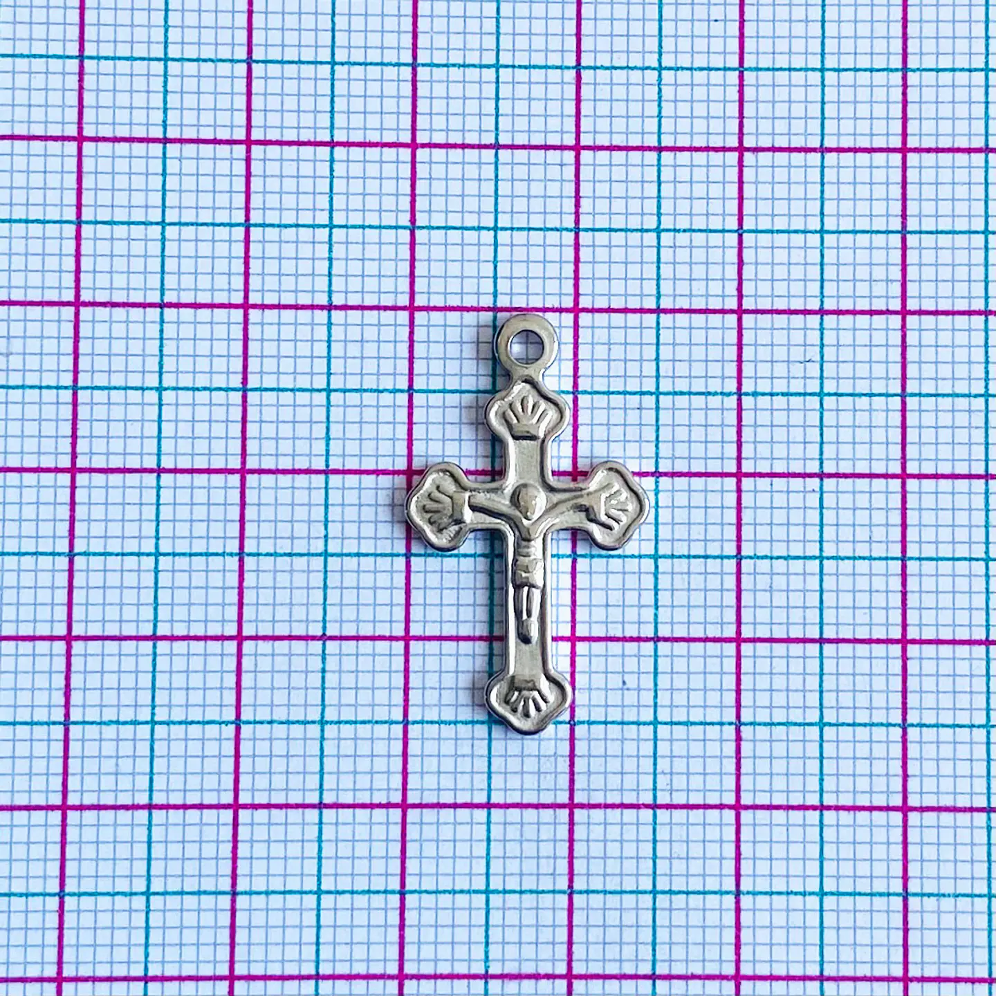DIJE CRISTO ACERO 2