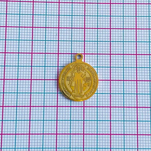 MEDALLA SAN BENITO ACERO