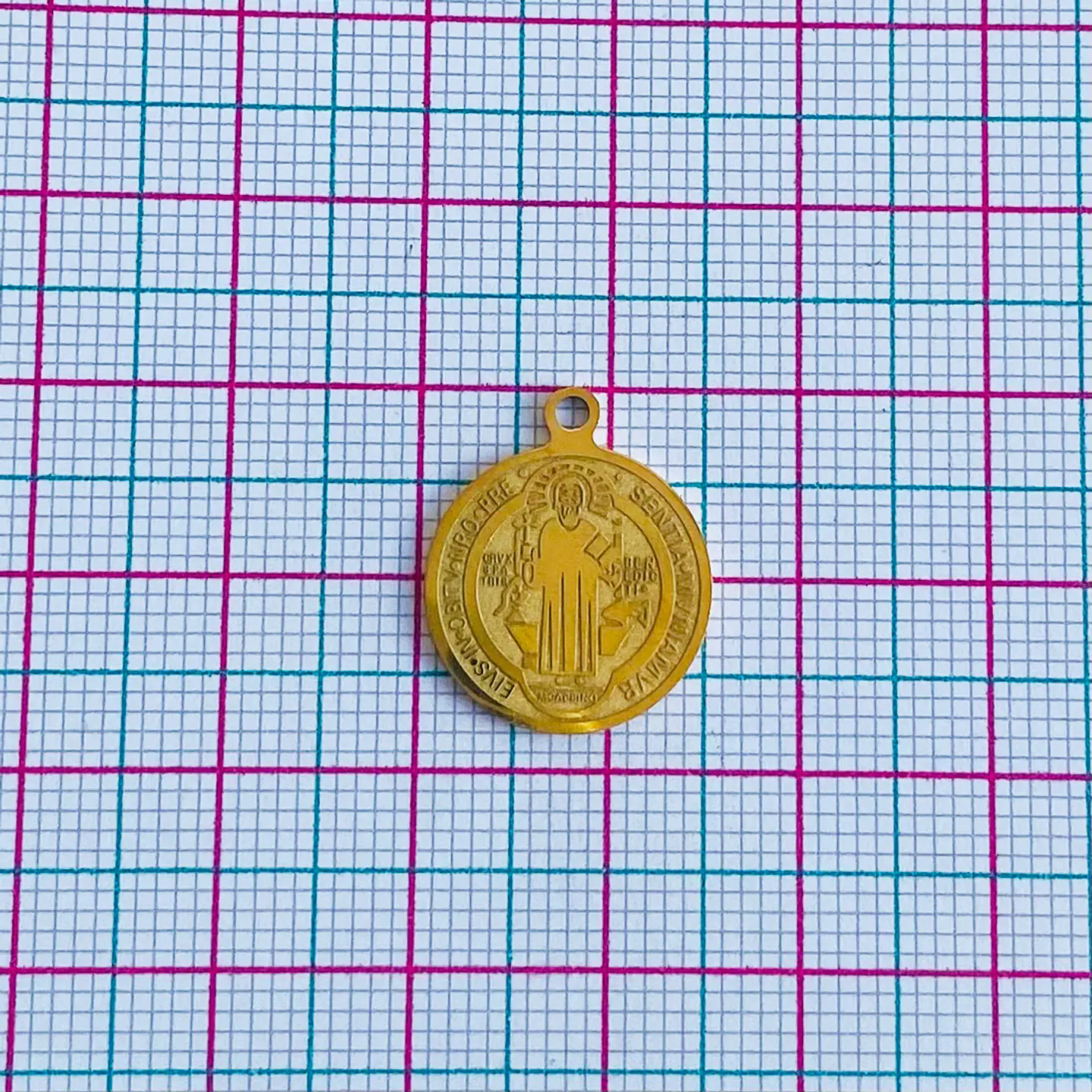 MEDALLA SAN BENITO ACERO 2