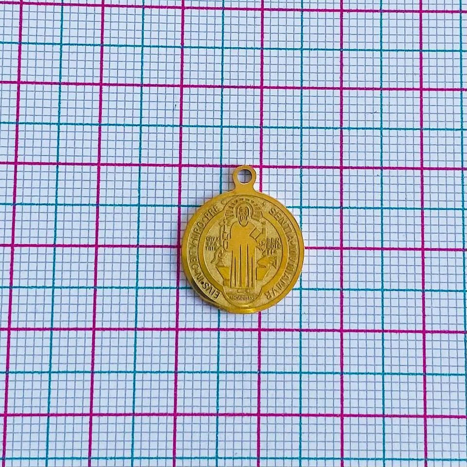 MEDALLA SAN BENITO ACERO 2