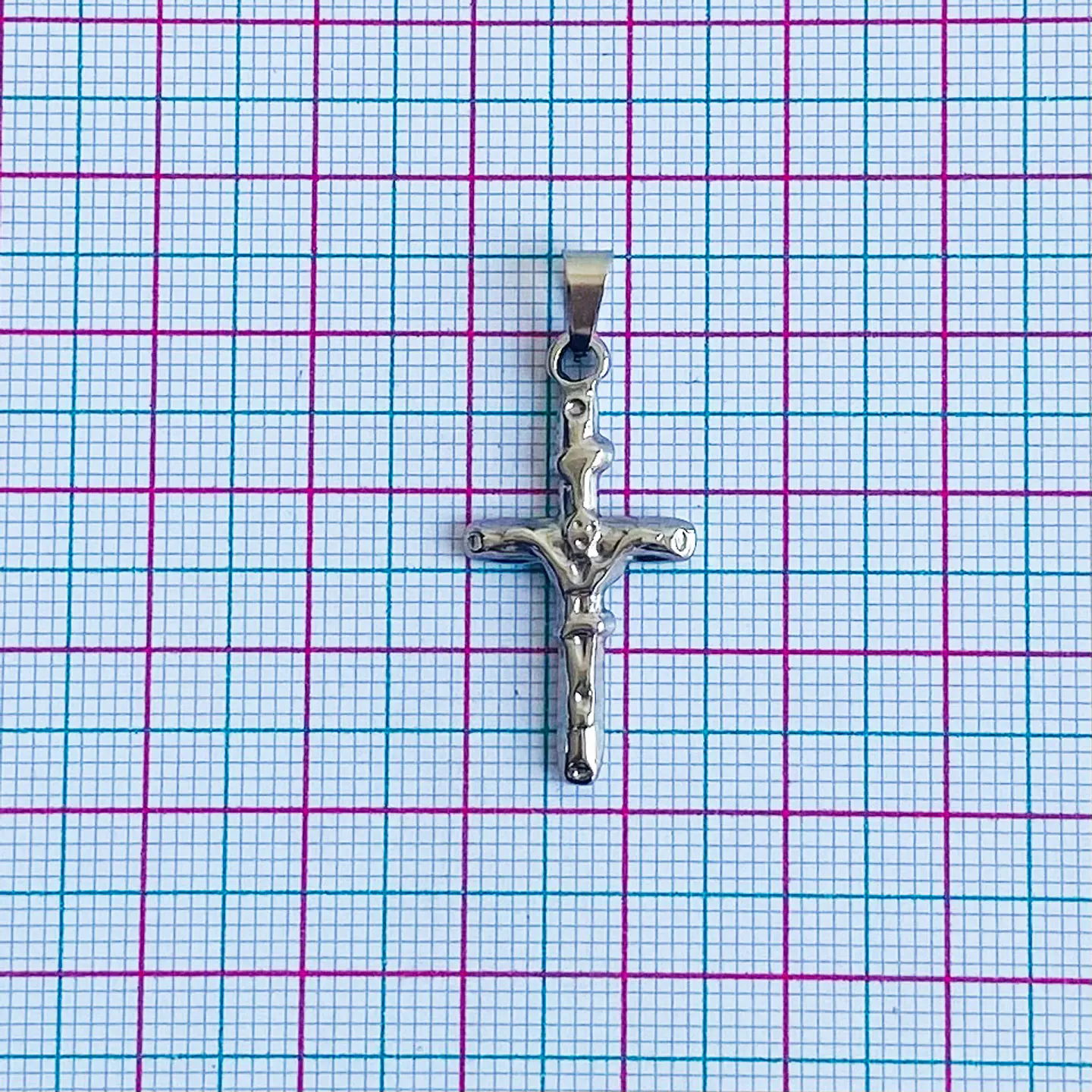DIJE CRISTO ACERO  2