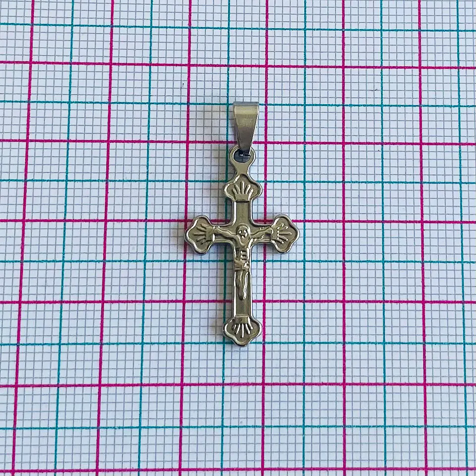 DIJE CRISTO ACERO 2