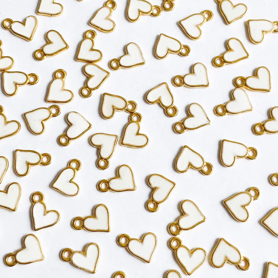 DIJE ✦ ﻿CORAZÓN BAÑO DE ORO (ELIGE TU COLOR FAVORITO)  3