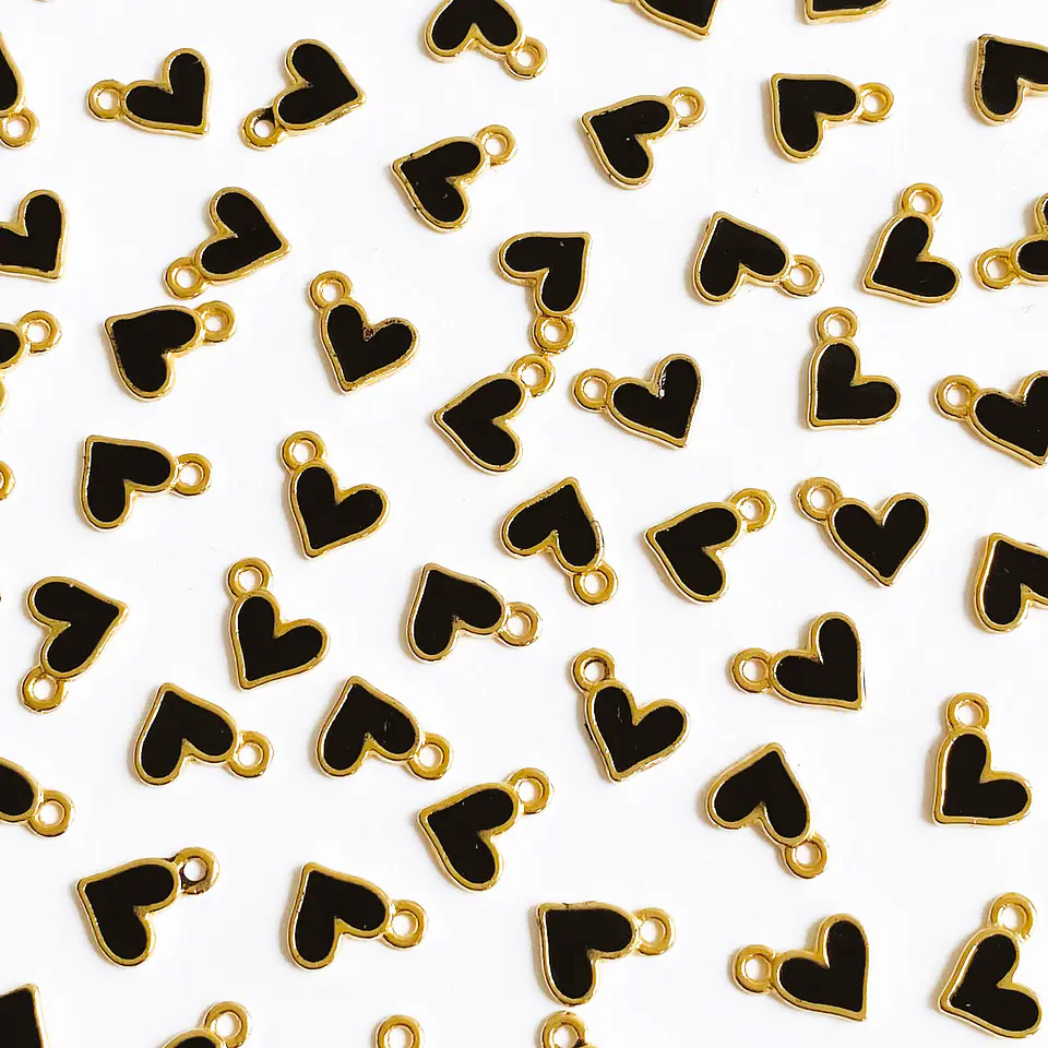 DIJE ✦ ﻿CORAZÓN BAÑO DE ORO (ELIGE TU COLOR FAVORITO)  4