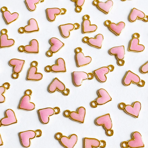 DIJE ✦ ﻿CORAZÓN BAÑO DE ORO (ELIGE TU COLOR FAVORITO) 