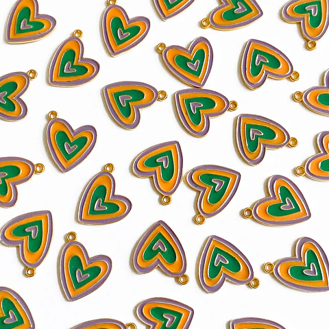 CORAZÓN BAÑO DE ORO T8035