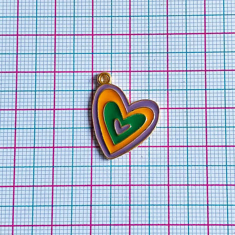 CORAZÓN BAÑO DE ORO T8035