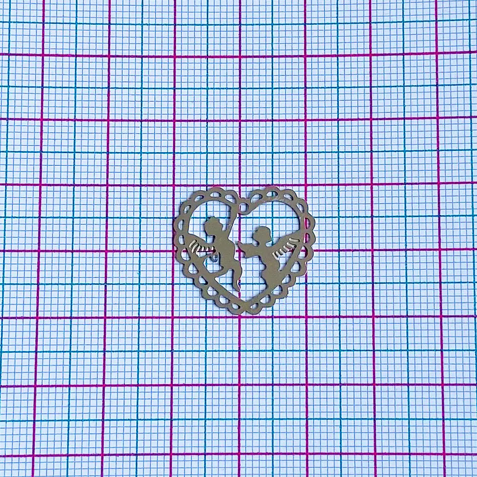 CORAZÓN ACERO (ELIGE TU COLOR FAVORITO) DJA138   2