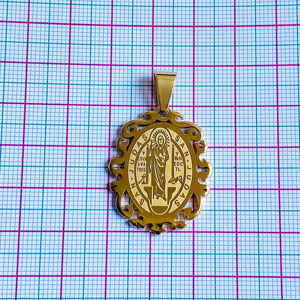 MEDALLA SAN JUDAS ACERO 2