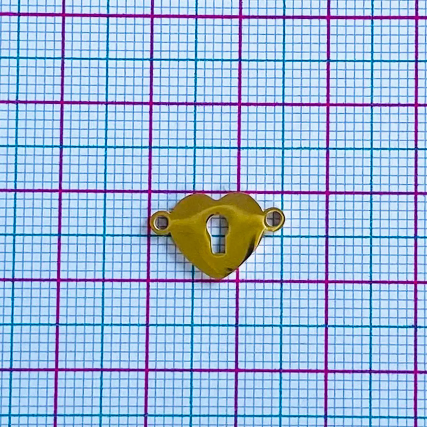CORAZÓN CANDADO ACERO IR-8001-1	 2