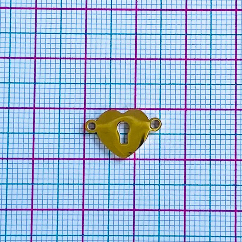 CORAZÓN CANDADO ACERO IR-8001-1	 2