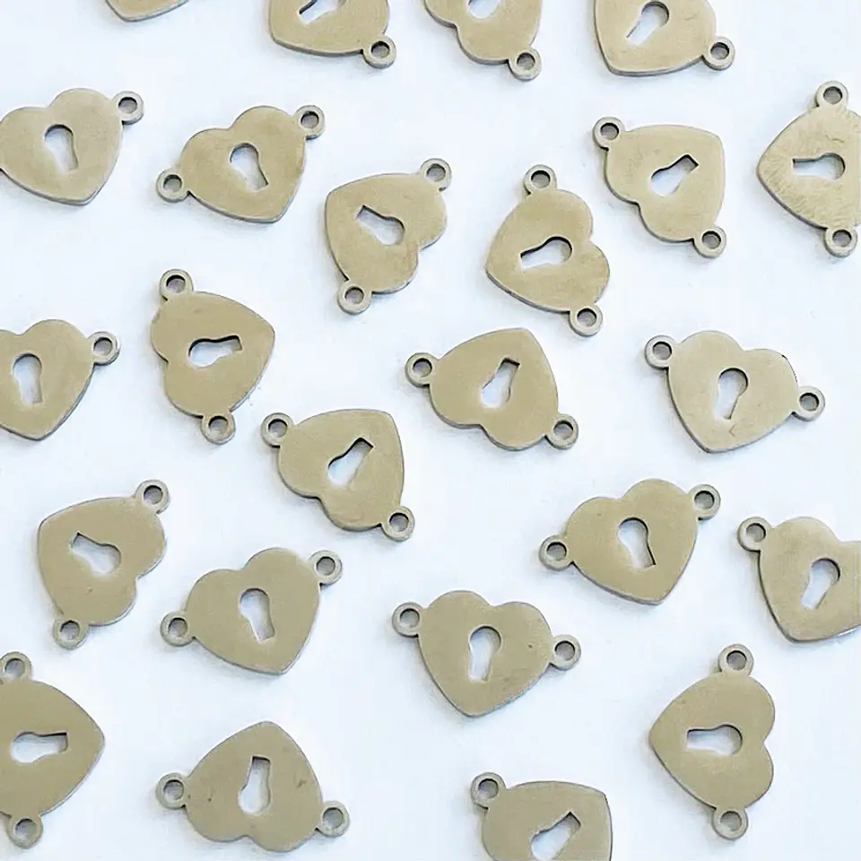 CORAZÓN CANDADO ACERO IR-8001 1