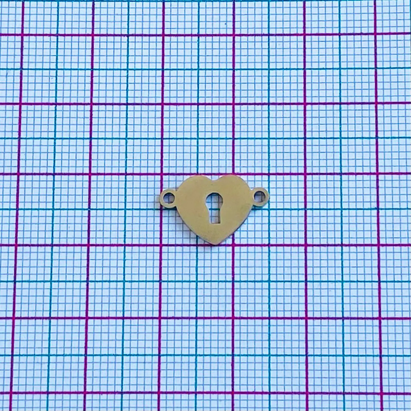 CORAZÓN CANDADO ACERO IR-8001 2
