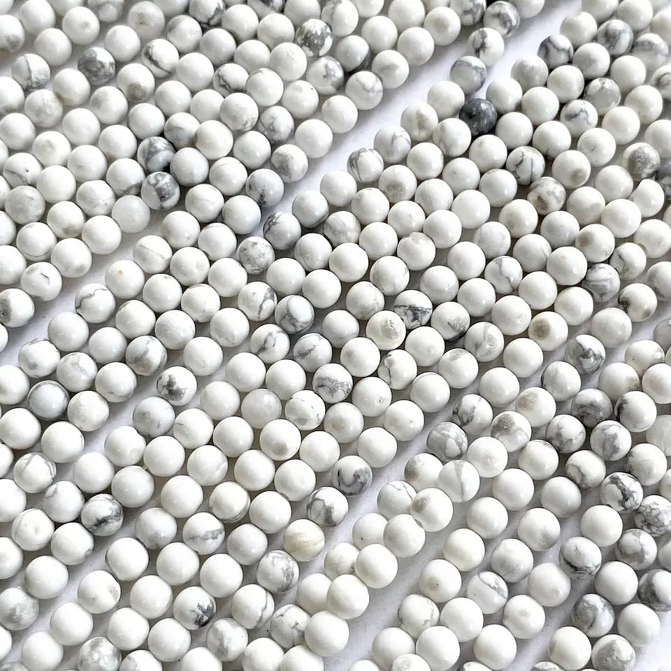 PIEDRA NATURAL ✦ HOWLITA 4MM 1