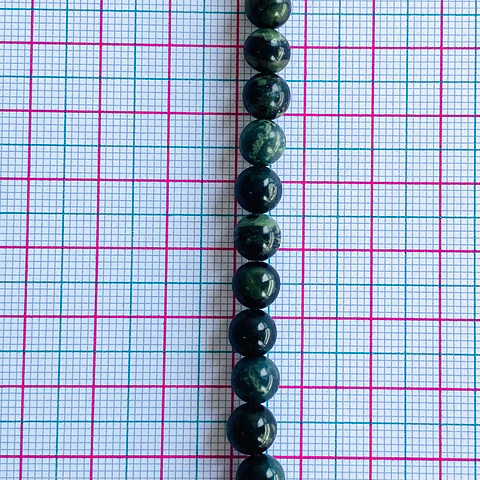 PIEDRA NATURAL ✦ JASPE VERDE 6MM
