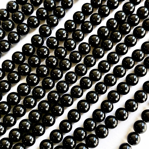 PIEDRA ONIX NEGRA 6MM