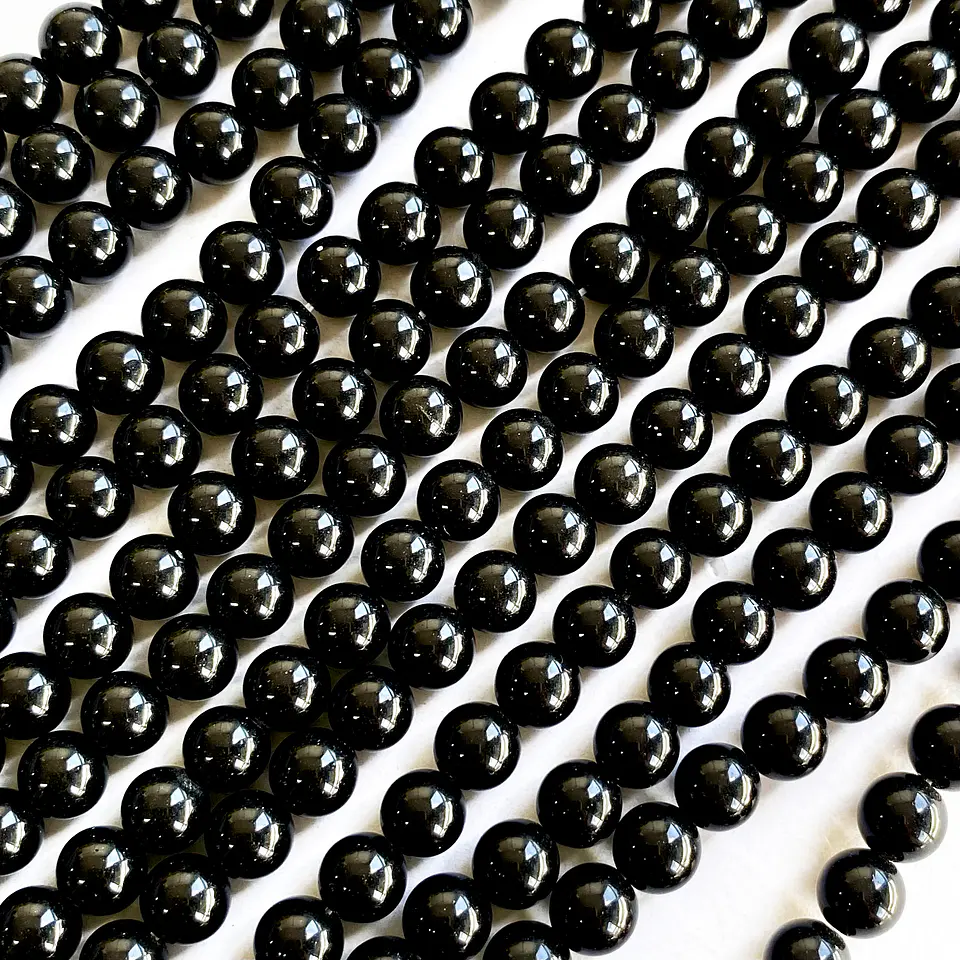 PIEDRA ONIX NEGRA 6MM 1