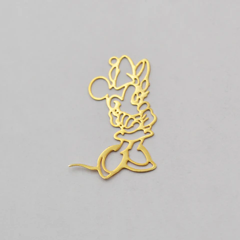 DIJE MINNIE MOUSE BAÑO DE ORO C499 