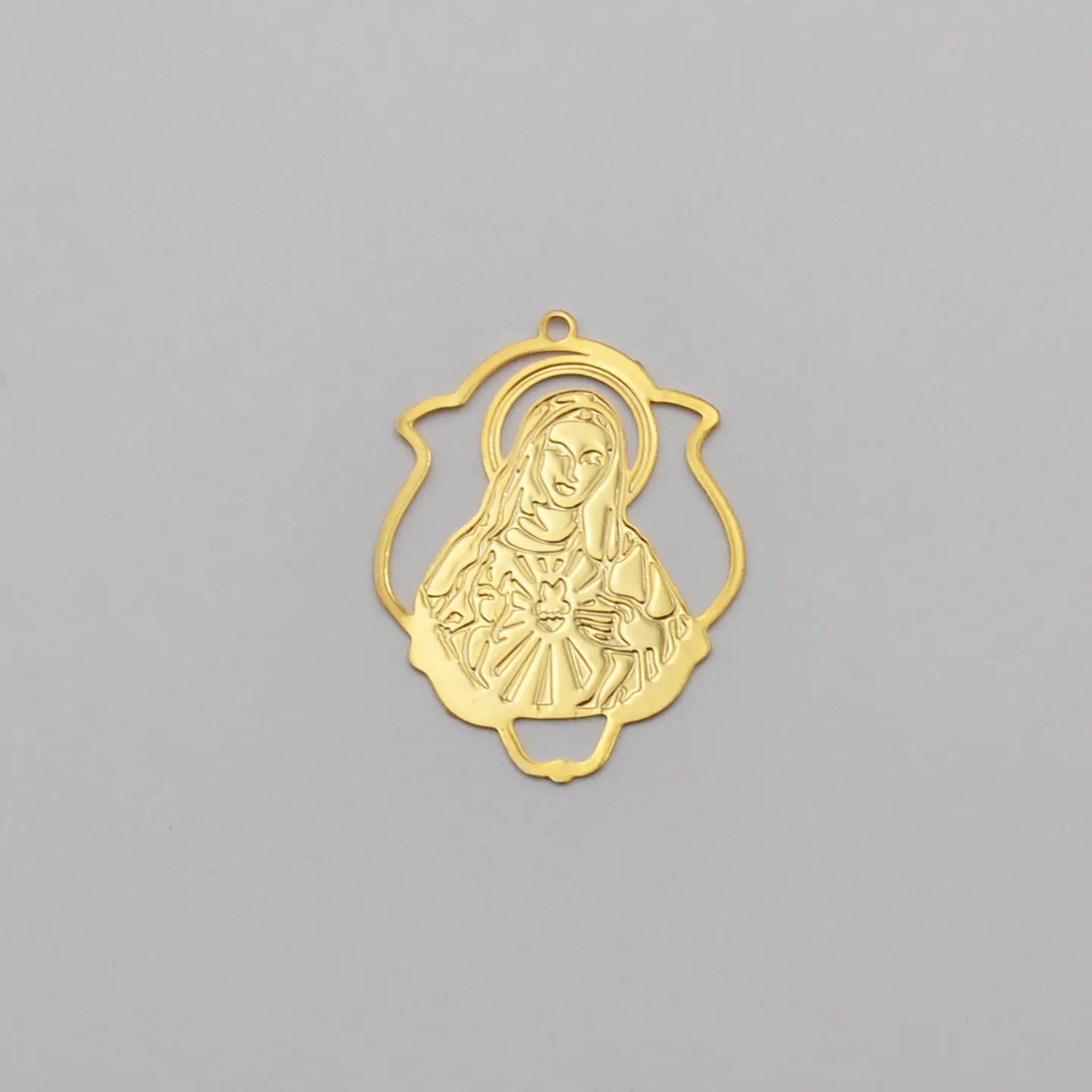 CORAZÓN DE MARÍA BAÑO DE ORO C3738 1