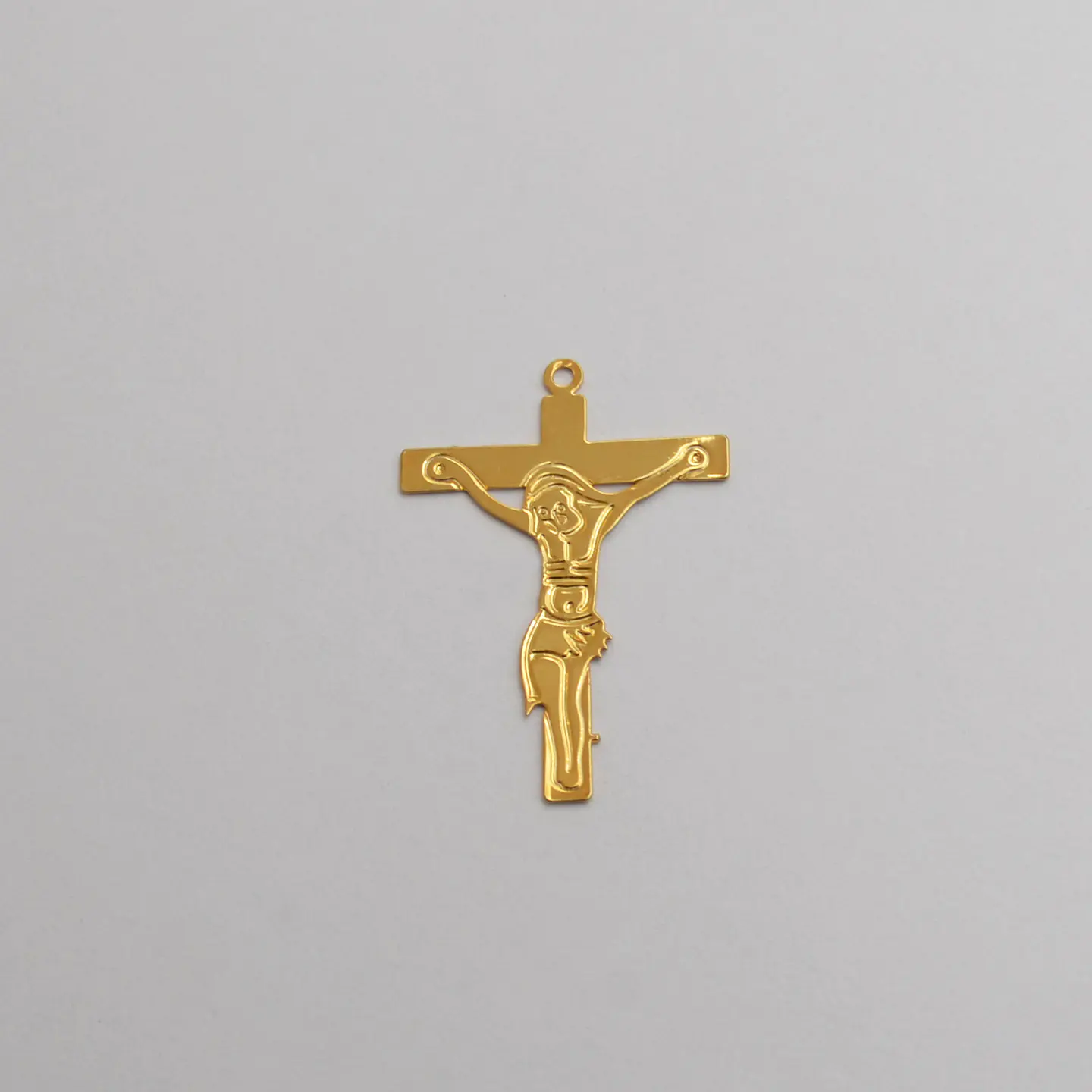 DIJE CRISTO BAÑO DE ORO 1