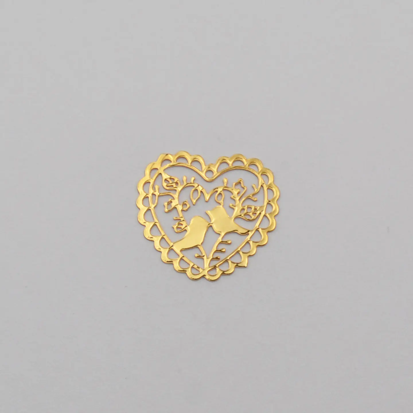 CORAZÓN BAÑO DE ORO T5908 1