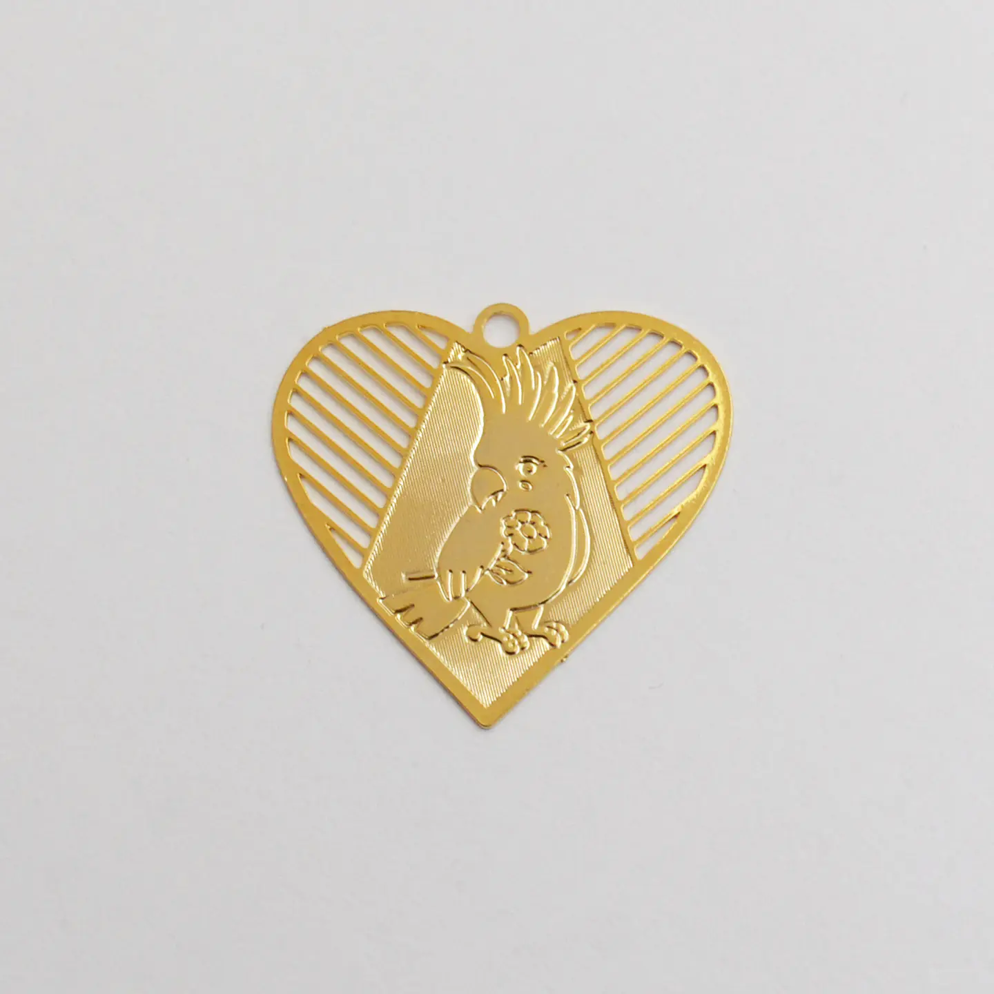 CORAZÓN BAÑO DE ORO B733  1