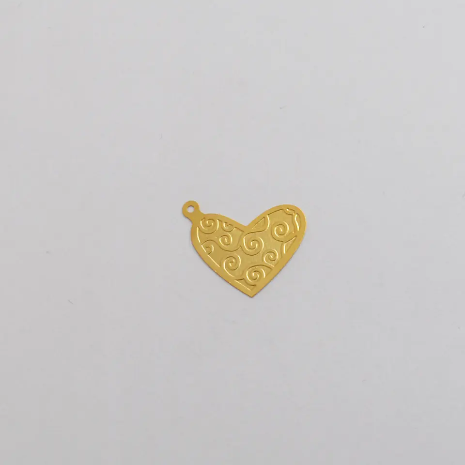 CORAZÓN BAÑO DE ORO T4845 1