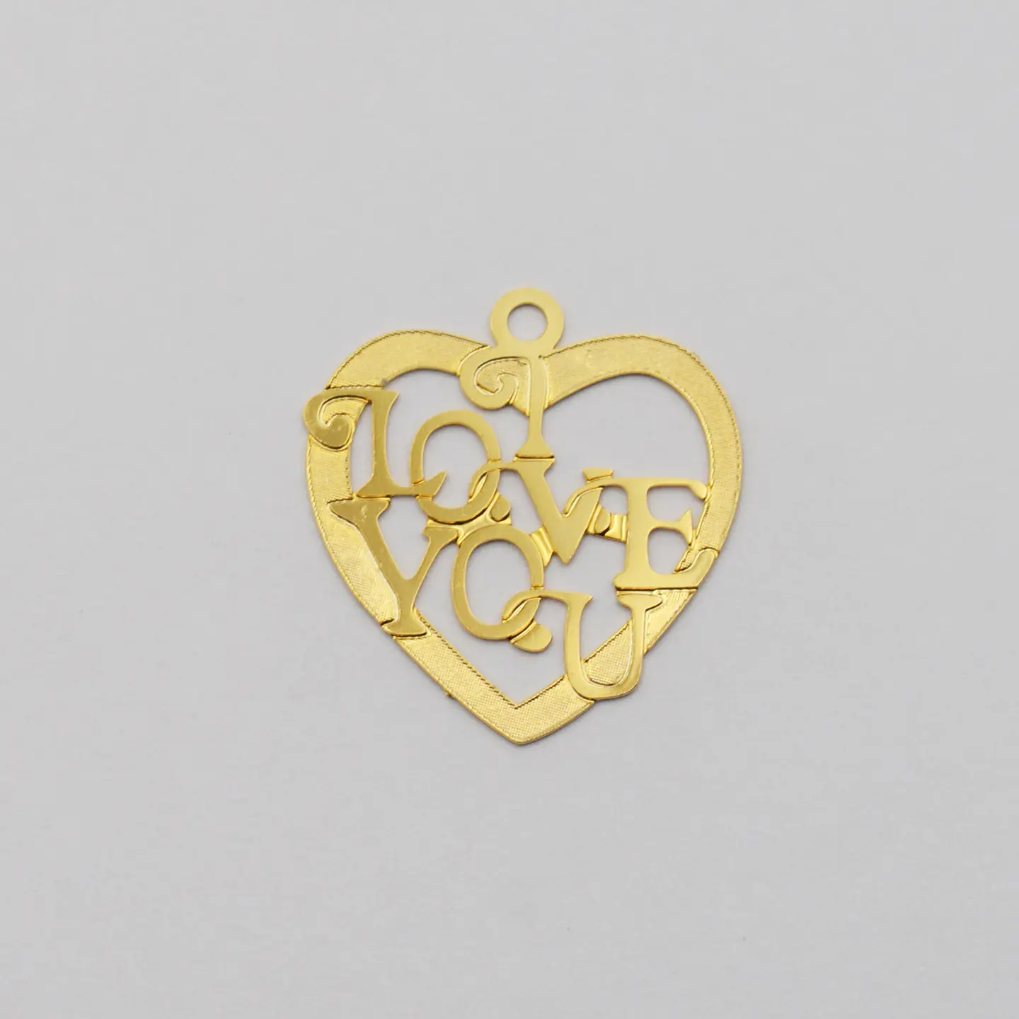 CORAZÓN BAÑO DE ORO B739 1