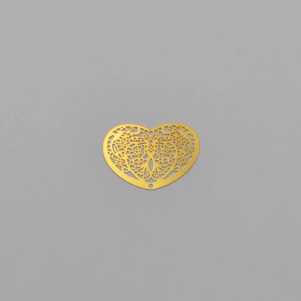 CORAZÓN BAÑO DE ORO T2555 1