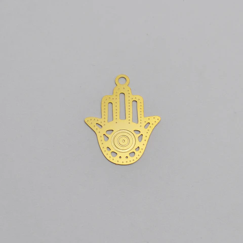 MANO HAMSA BAÑO DE ORO T2266