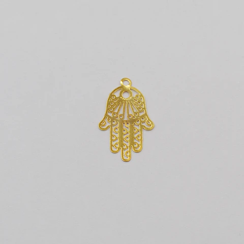 MANO HAMSA BAÑO DE ORO C1268