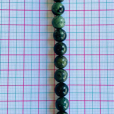 PIEDRA NATURAL ✦ JASPE VERDE 8MM