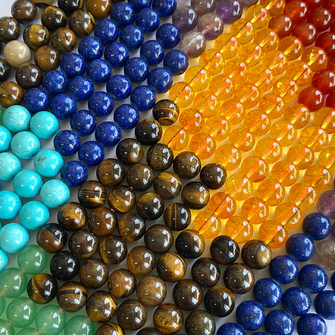 PIEDRA NATURAL ✦ 7 CHAKRAS 8MM