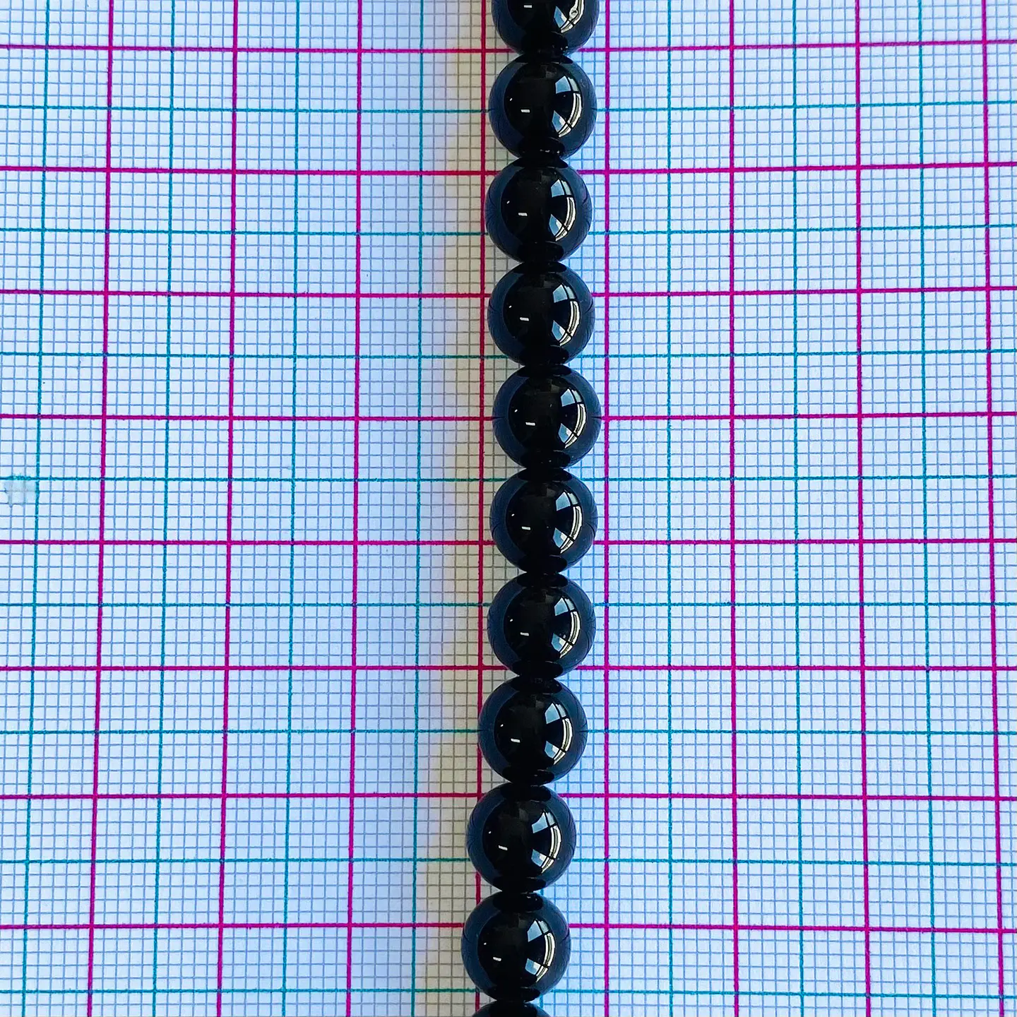 PIEDRA ONIX NEGRA 8MM 2