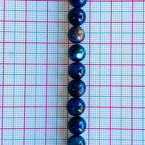 PIEDRA OJO DE TIGRE MIX AZULES 8MM