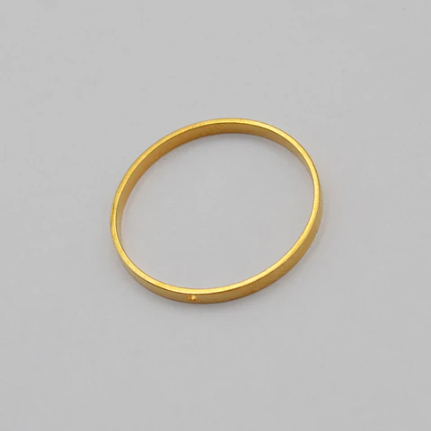 ARO LISO BAÑO DE ORO T5739