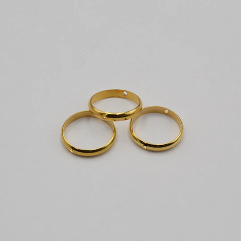 ARO LISO BAÑO DE ORO T5742