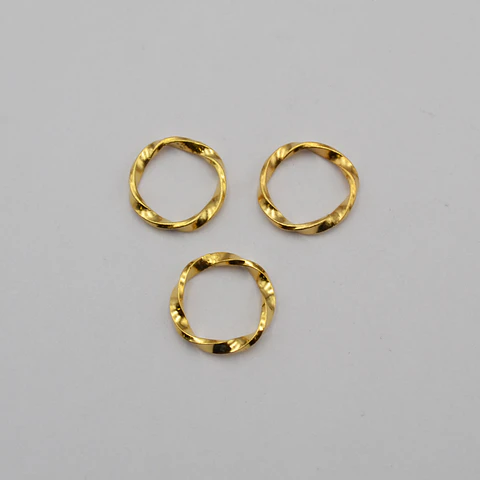 ARO CURVO BAÑO DE ORO T5777