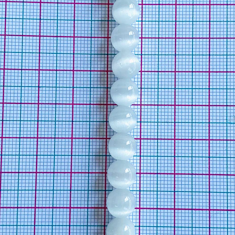 OJO DE GATO BLANCO #8 OGSTRANSPF-8MM