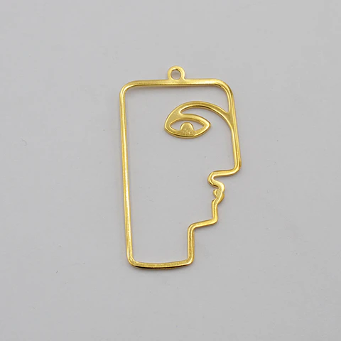 PERFIL LISO BAÑO DE ORO T5817