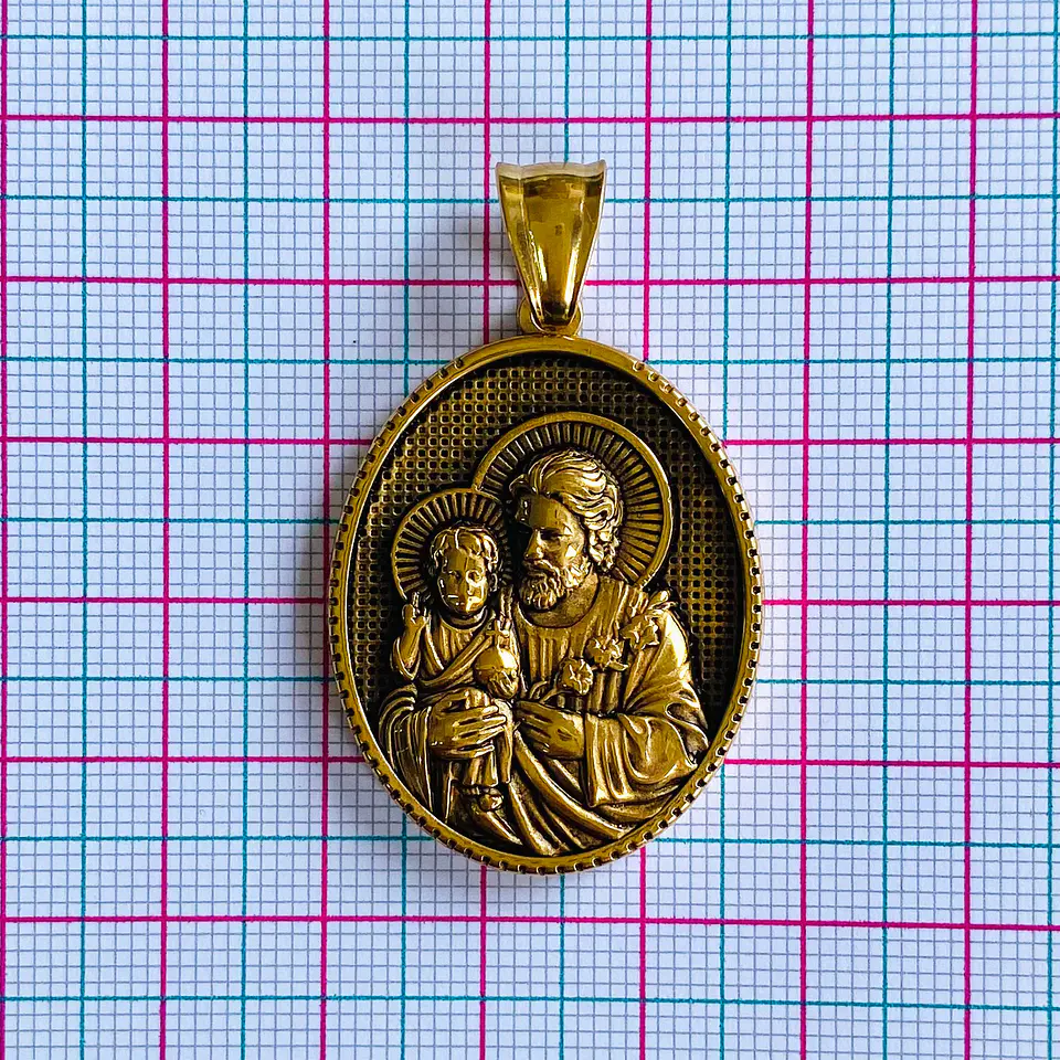 MEDALLA SAN JOSÉ ACERO 2