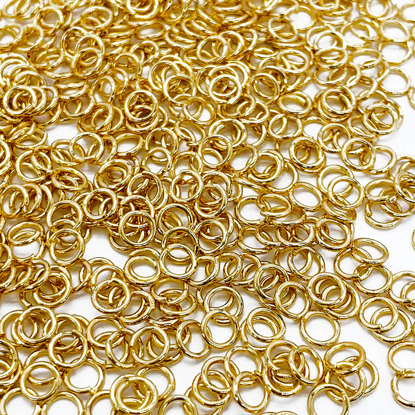 HERRAJE ✦ ARGOLLA 5MM GRUESA BAÑO DE ORO 1