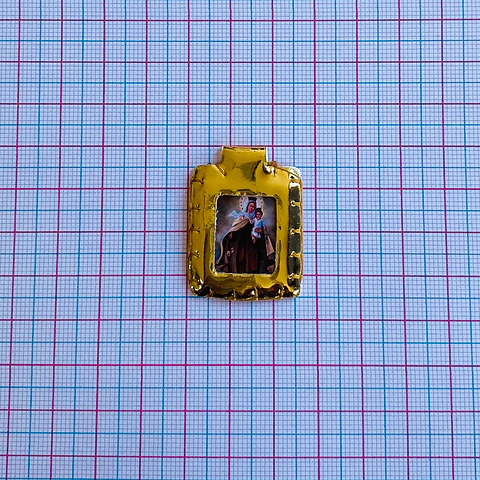 ESCAPULARIO MEDIANO DORADO (ESCOGE TU FAVORITO) ESCA-2.5X3.5