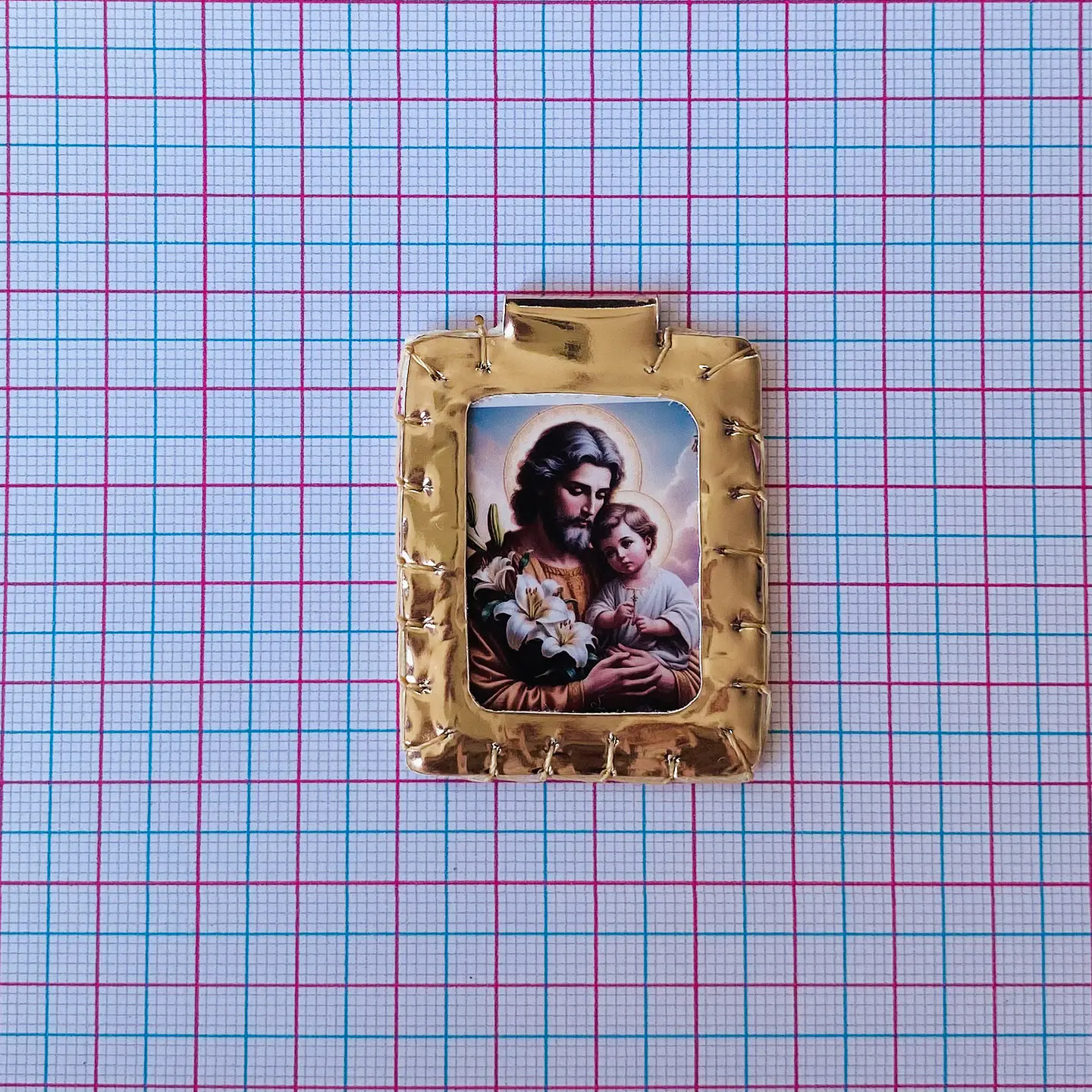 ESCAPULARIO GRANDE ORO ROSA (ESCOGE TU FAVORITO) ESCA-5X3.5 2