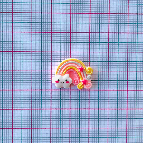 APLIQUE ARCOIRIS ACRÍLICO (ELIGE TU FAVORITO)